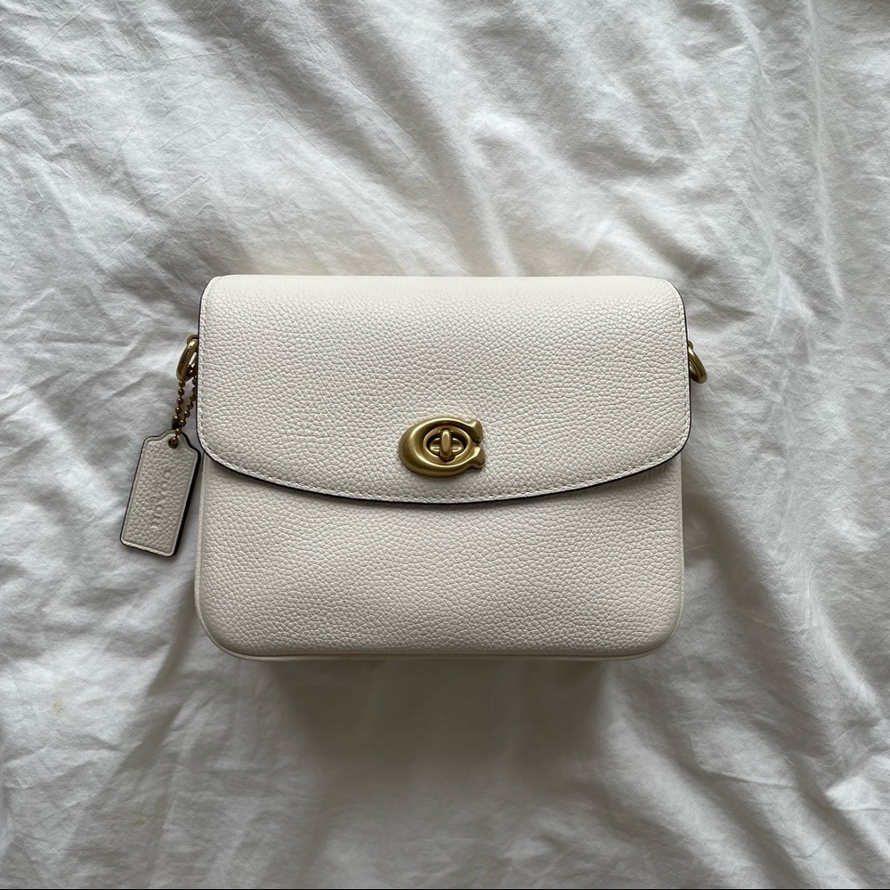 Coach Cassie 19 Bag White Chalk Gold Hardware